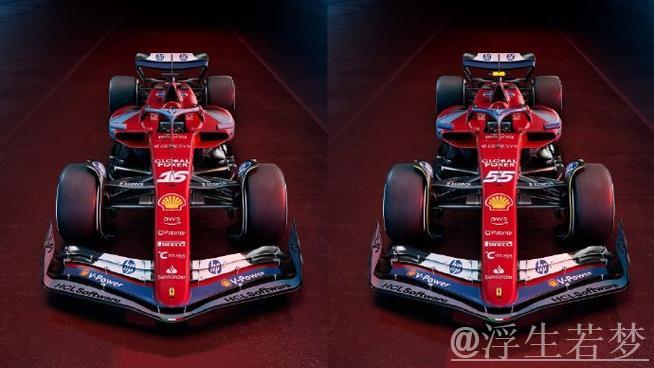 法拉利发布迈阿密站特别涂装:蓝红交织魅力 法拉利发布迈阿密站特别涂装:蓝红交织魅力